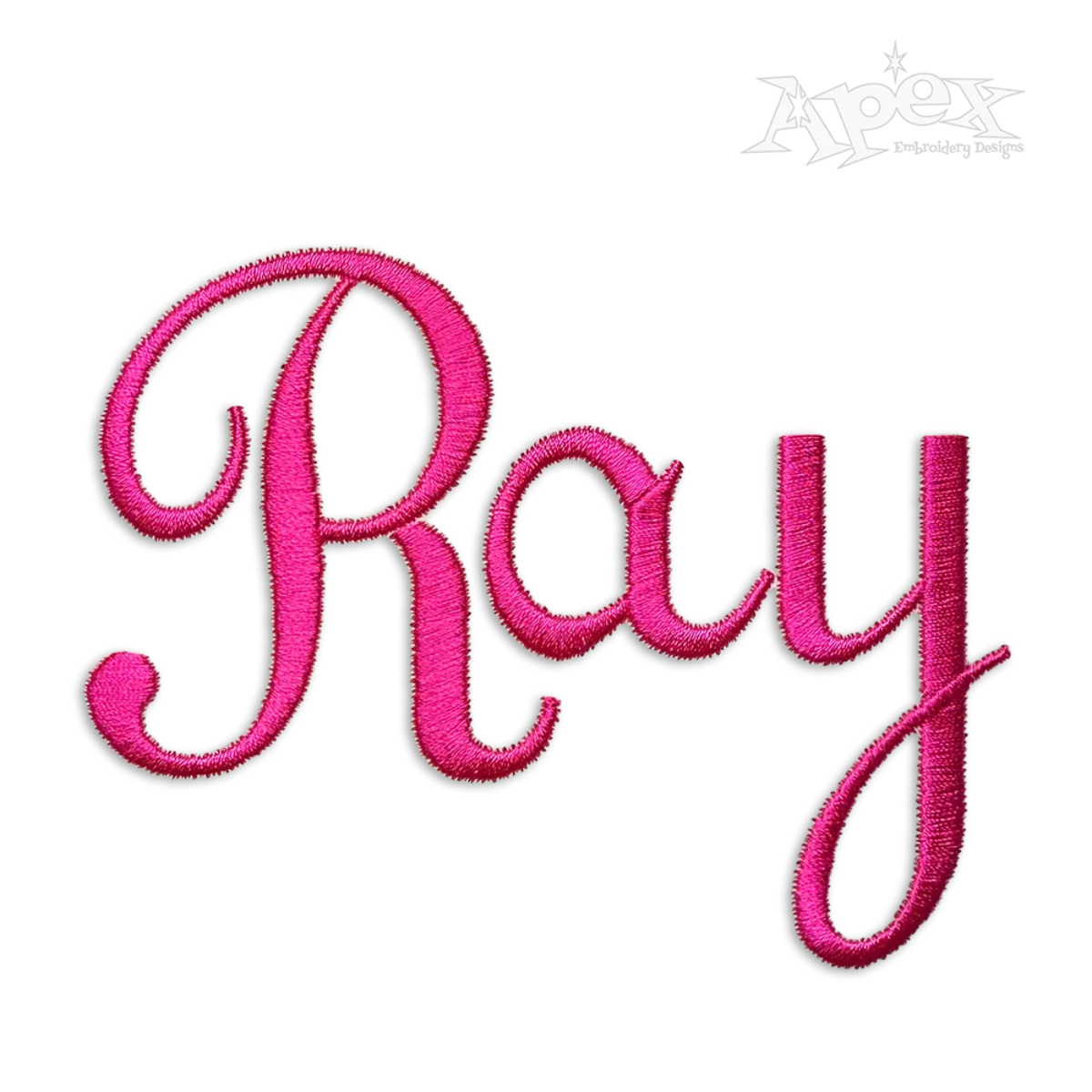 Southern Script Machine Embroidery Font by Apex